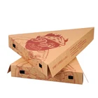 Disposable take out paper custom pizza packing boxes