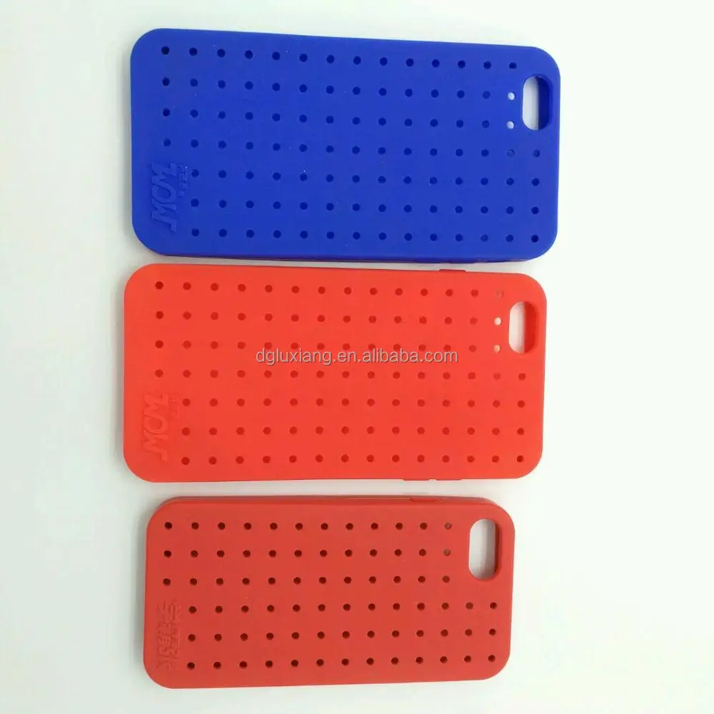 multicolor silicone mobile phone sets, concave-convex pattern