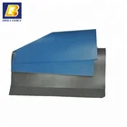 Heat Resistant Conductive Flexible Silicone Foam Rubber 1-3mm thick,blue and grey sheet for emi cover