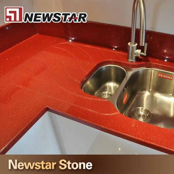 China Red Quartz Countertops Wholesale Alibaba