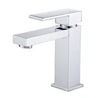 High Quality European Sanitary Ware Chrome Single Handle Mixer Tap Bathroom Basin Faucet 20301