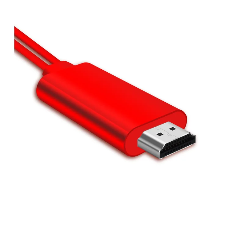 2019Laimoda Wholesale Oem woven Usb 2A Male Female Hdtv Adapter 2M Video av cable For hdmi to usb - ANKUX.COM