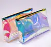 Fashion promotional makeup bag large capacity pvc transport cosmetic bag pouch