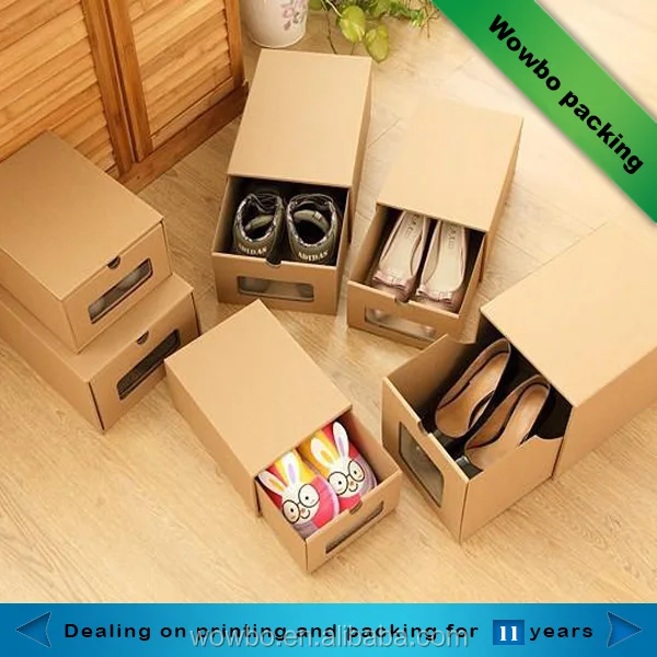 packaging & printing  box  custom made shoe corrugated paper box