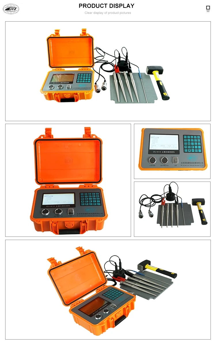 Soil non-nuclear electric density gauge test testing equipment
