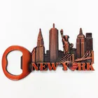 Custom 3D Landmark building Alloy Hot Cities for Souvenirs Fridge Magnet