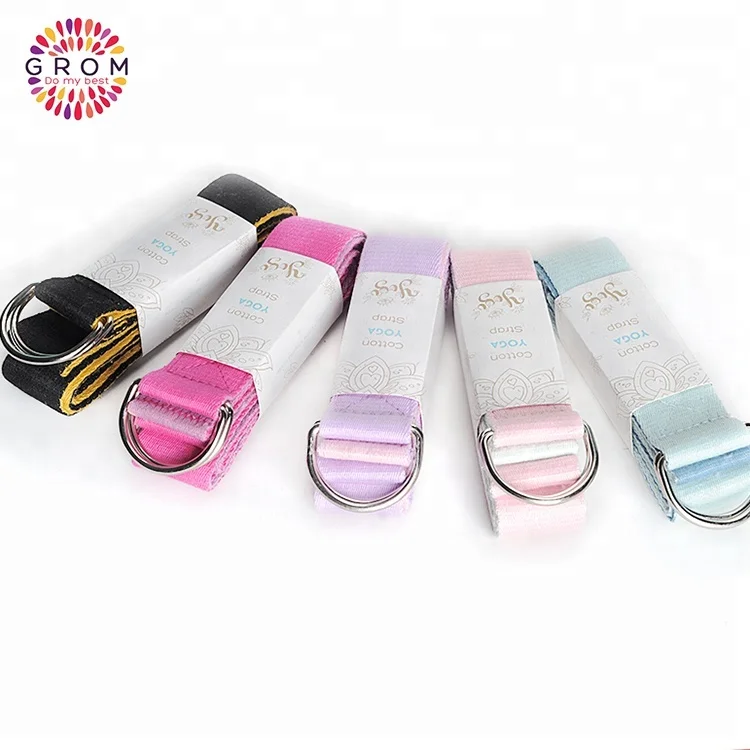 Wholesale High Quality Cotton Exercise Band Double D-ring Adjustable Yoga Strap, 6 colors or customized
Wholesale High Quality Cotton Exercise Band Double D-ring Adjustable Yoga Strap, 6 colors or customized