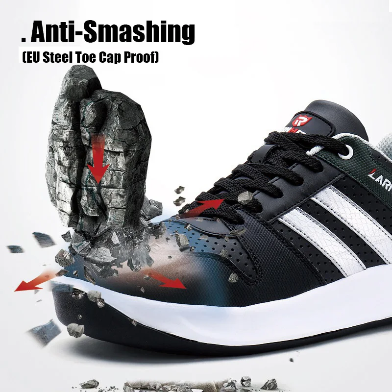 LARNMERN Men Steel Toe Cap Work Safety Shoes Breathable Outdoor Security Footwear For Man Construction Sneaker Puncture Proof
LARNMERN Men Steel Toe Cap Work Safety Shoes Breathable Outdoor Security Footwear For Man Construction Sneaker Puncture Proof