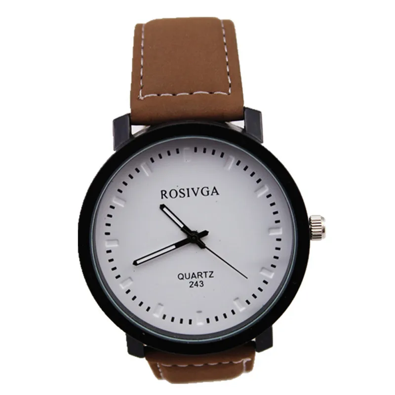 new rosviga brand accurate time quartz movement business style men sports leather watch
new rosviga brand accurate time quartz movement business style men sports leather watch