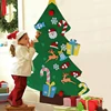 DIY Felt Christmas Tree with Ornaments Wall Hanging Ornaments New Year Gifts Kids Toys Christmas Home Decoration Accessories