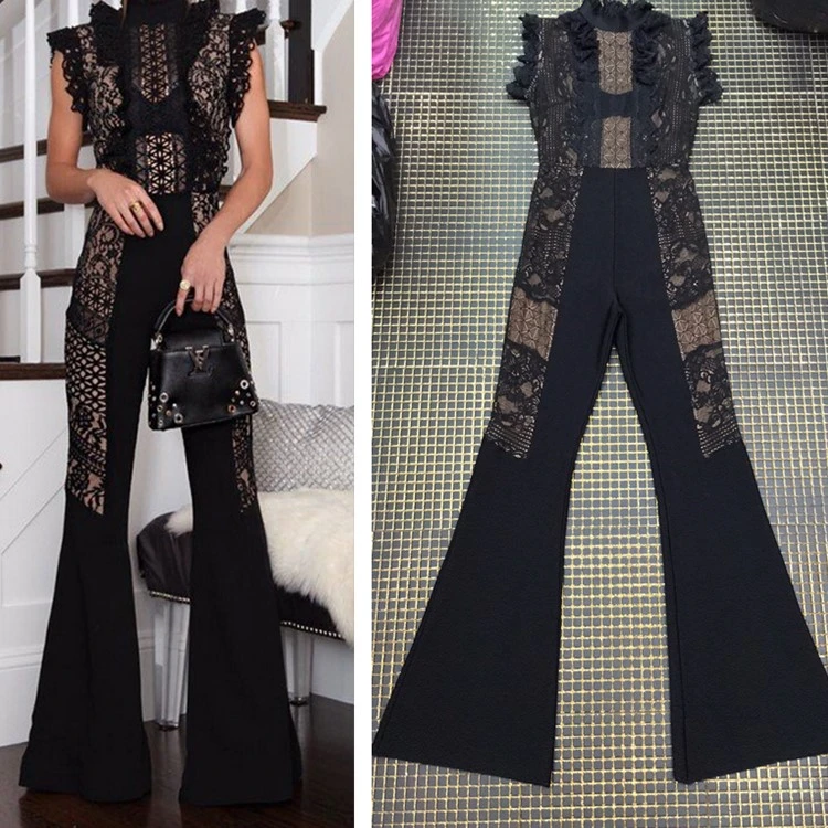 New Fashon Lace Mech Bandage Celebrity Evening Party Womens Jumpsuits Sexy Bodycon
New Fashon Lace Mech Bandage Celebrity Evening Party Womens Jumpsuits Sexy Bodycon