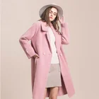 Coats Pretty Steps High Quality Fashion Elegant Winter Wool Coats Young Ladies Long Jacket