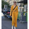 Wholesale fancy High quality cool cargo pants jumpsuit women yellow women blazer street styles satin pants shirts one piece