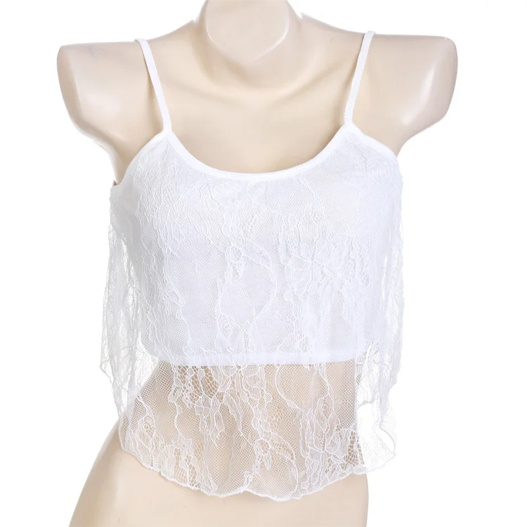 2015 summer knitted bikini blouse sexy lady lace crochet crop tank top handmade casual beachwear women crop tops 61