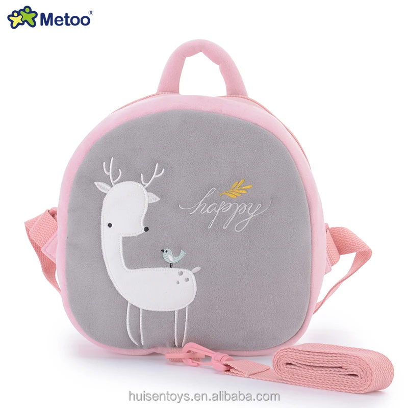 Wholesale Cute Backpack Cartoon Animal Plush Children Backpacks School Kids Metoo