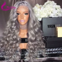 Grey Color Human Hair Lace Front Wig Water Wave Wholesale Brazilian Human Hair Wig
Grey Color Human Hair Lace Front Wig Water Wave Wholesale Brazilian Human Hair Wig