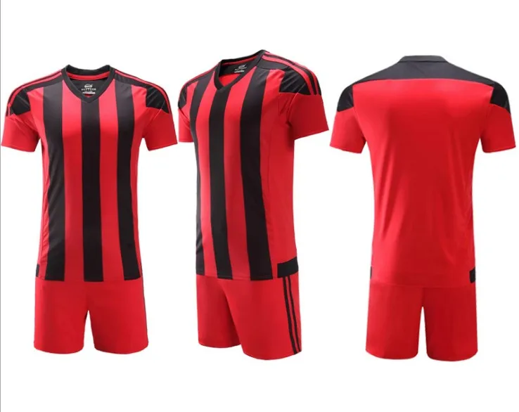 Hot Sale New Item Striped Soccer Jersey Set Last Blank Soccer Jersey, Custom color
Hot Sale New Item Striped Soccer Jersey Set Last Blank Soccer Jersey, Custom color