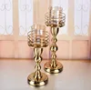 Weddings Use and Iron Metal Type Gold chandelier centerpieces for wedding table