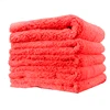 Quick dry no scratch car towels microfiber edgeless cloth toallas 70% polyester 30% polyamide coral fleece auto polishing towel