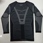 BSCI fashion men Long Sleeve tshirts wholesale Seamless gym shirt