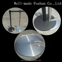 U Shape Base Queue Post Retractable