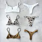 Custom high quality sporty bikini floral print cheeky reversible bikini