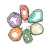 Agate Slices Wholesale Natural Gemstone Irregular Shape Mix Color Large plastic coasters crafts For Lucky