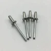 8mm Fastener Magnetic Claw Aluminum Stainless Steel Handbag Cardboard Double Blind Metal Button Jeans Denim Shank Rivet