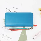 Cossni genuine soft cowhide leather zipper cell phone wallet pouch