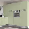 2018 Hangzhou Vermont Custom Green Colour Kitchen Furniture Kitchen Cabinet Paint Door Handles