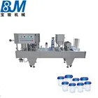 Pastry cream filling machine cookie paste sauce cup and sealing