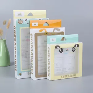 color printed pvc pet plastic gift packaging boxes for cosmetic