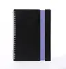 Factory Promotional Double Wire Sprial Bound Notebook Customized logo School Office With Elastic Band