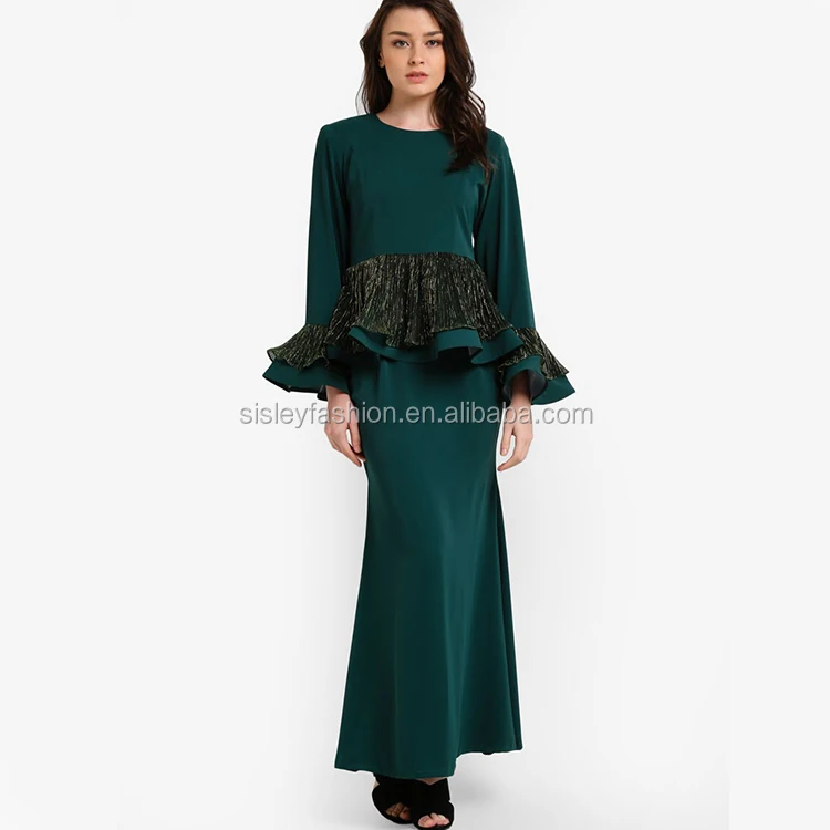 New fashion custom design kurung modern muslim clothing baju melayu