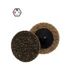 2 inch 75mm Coarse Grade SC Non Woven Disc Brown Surface Conditioning Scotch Discs Quick Change Disc