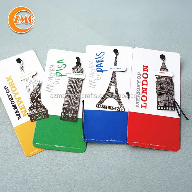 wholesale holiday promotional gifts type blank fancy bookmark