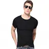 knitted garment hot sale bamboo fibre 100% white polyester t-shirt