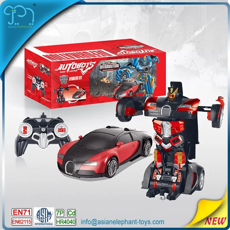 2.4g Big Remote Control Robot For 2019 Trans Toy Car Toys Robot With