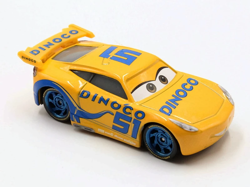 Mattel Disney Pixar Cars 3 No.51 Dinoco Cruz Ramirez 1:55 Diecast Toy Loose New