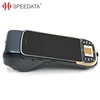 4G Rugged Wireless android handheld biometric RFID Reader fingerprint pda with thermal 58mm printer