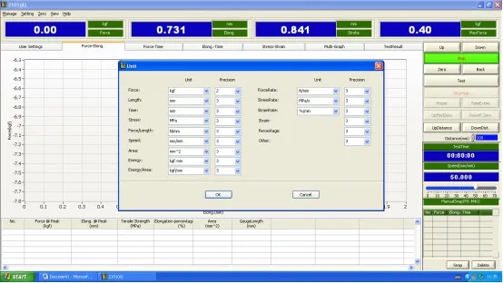 Electronic Universal Testing Machine with 2 Years Warranty 5KN Load Cell and 1/200000 Resolution for Rubber Tensile Strength and Elongation Test