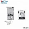 NONE DRILLING HOLE furniture drawer locks alloy door lock catch bolt clasp/latch safety lock baby safety drawer cabinet lock