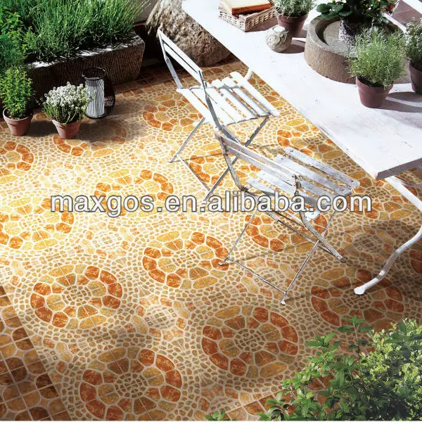 300x300mm decorative garden tile