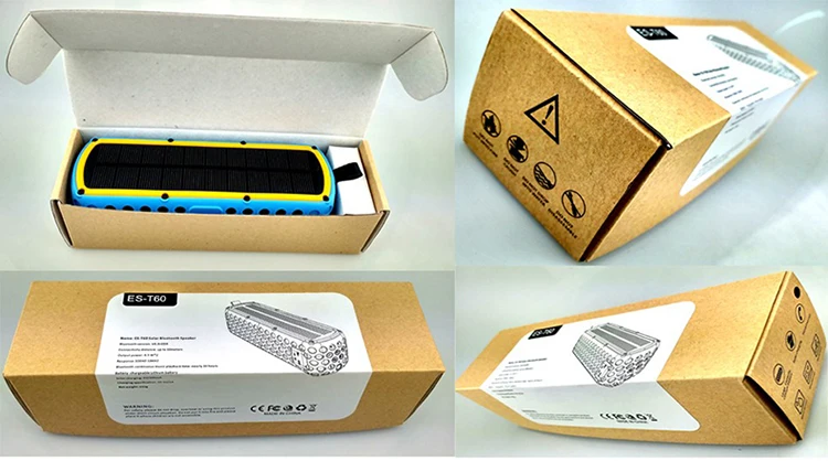 2019 New Solar outdoors portable wireless speaker IPX5 waterproof - ANKUX.COM