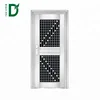 Front Entrance Grill Tempered Glass SS Stainless Steel Door Design