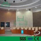 MDF Perforate Board Acoustical Theater Decor Melamine Fire Resistant MDF Board