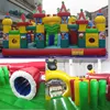 Classical Movie cartoon character outdoor used funland inflatable fun city for kids