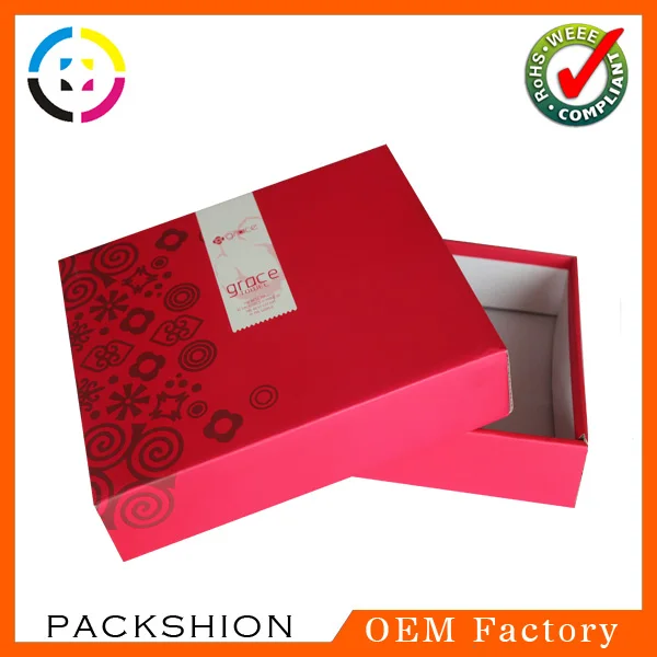 corrugated folding paper box without glue in dongguan