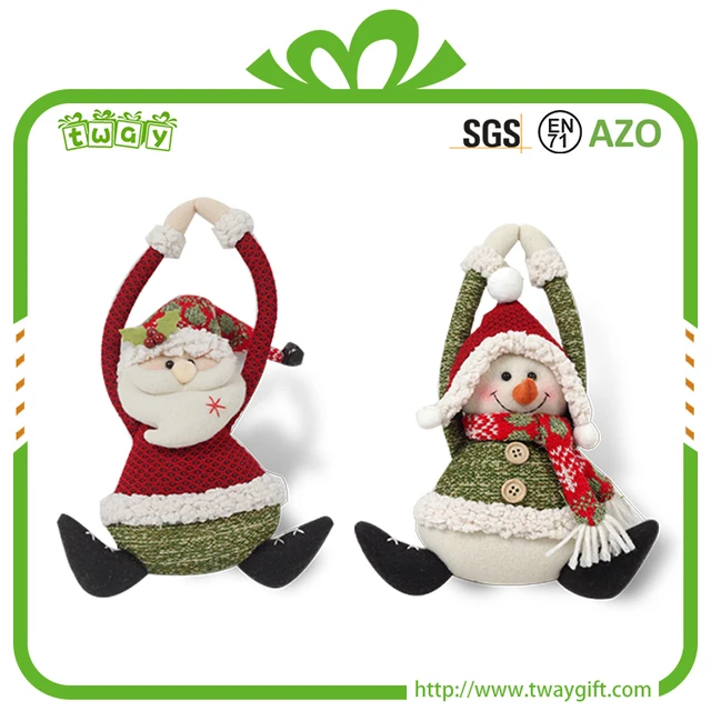inch santa door hanger snowman kit hanging ornaments christmas