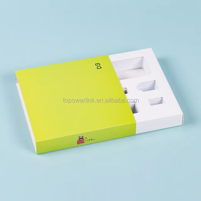 matte gree bright cosmetics gift outer paper box packaging